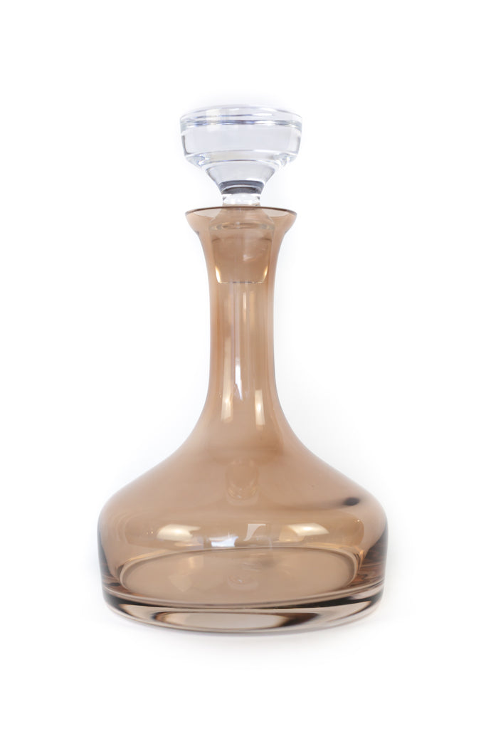 Estelle Colored Decanter-Vogue {Amber Smoke}