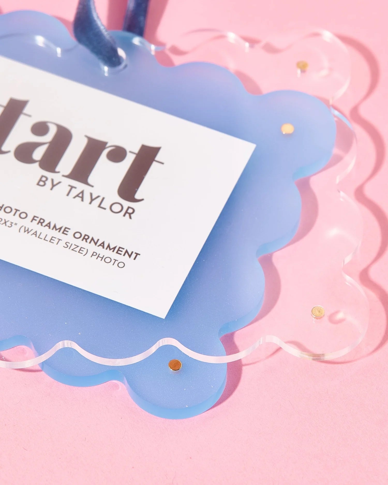 Denim Blue Frame Ornament