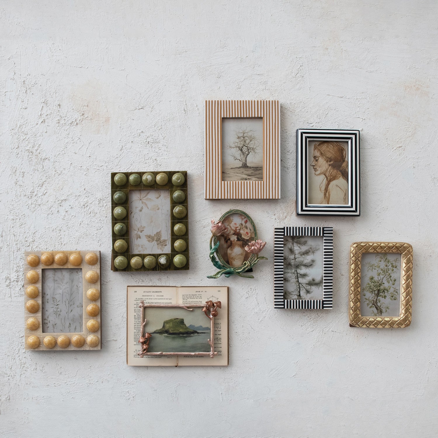 Carved Mango Wood Photo Frame
