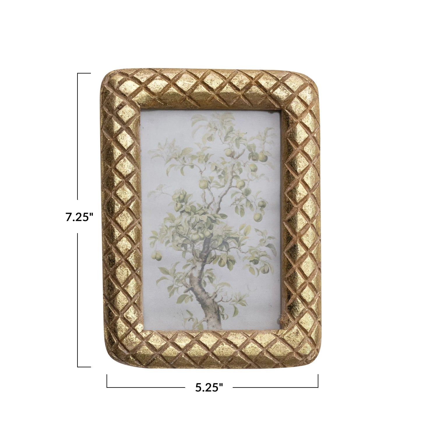 Carved Mango Wood Photo Frame