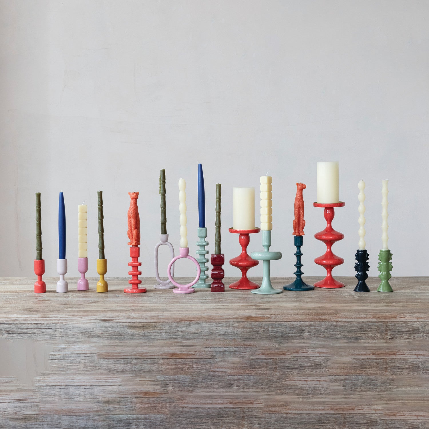 Enameled Aluminum Taper Holder