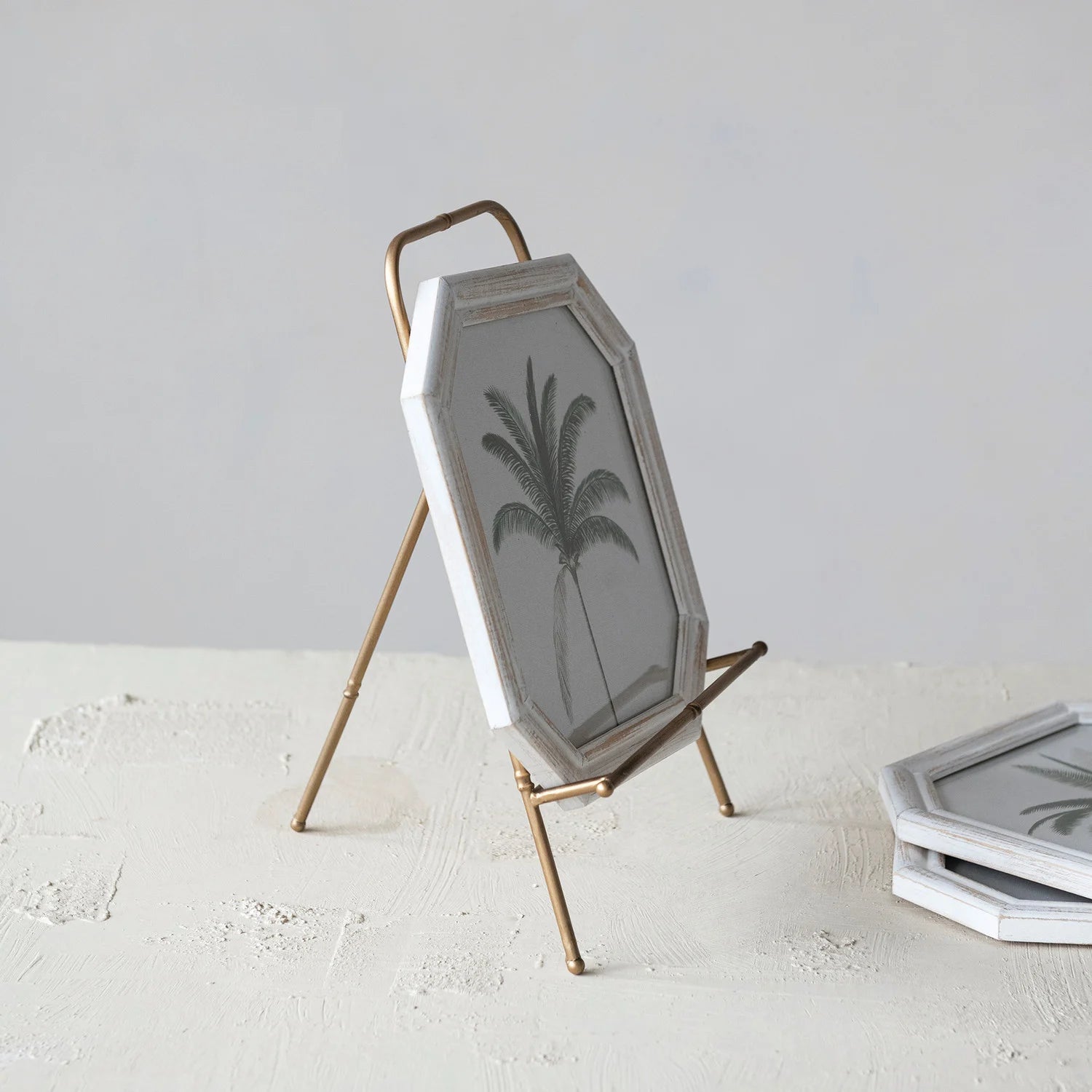 Gold Finish Metal Easel