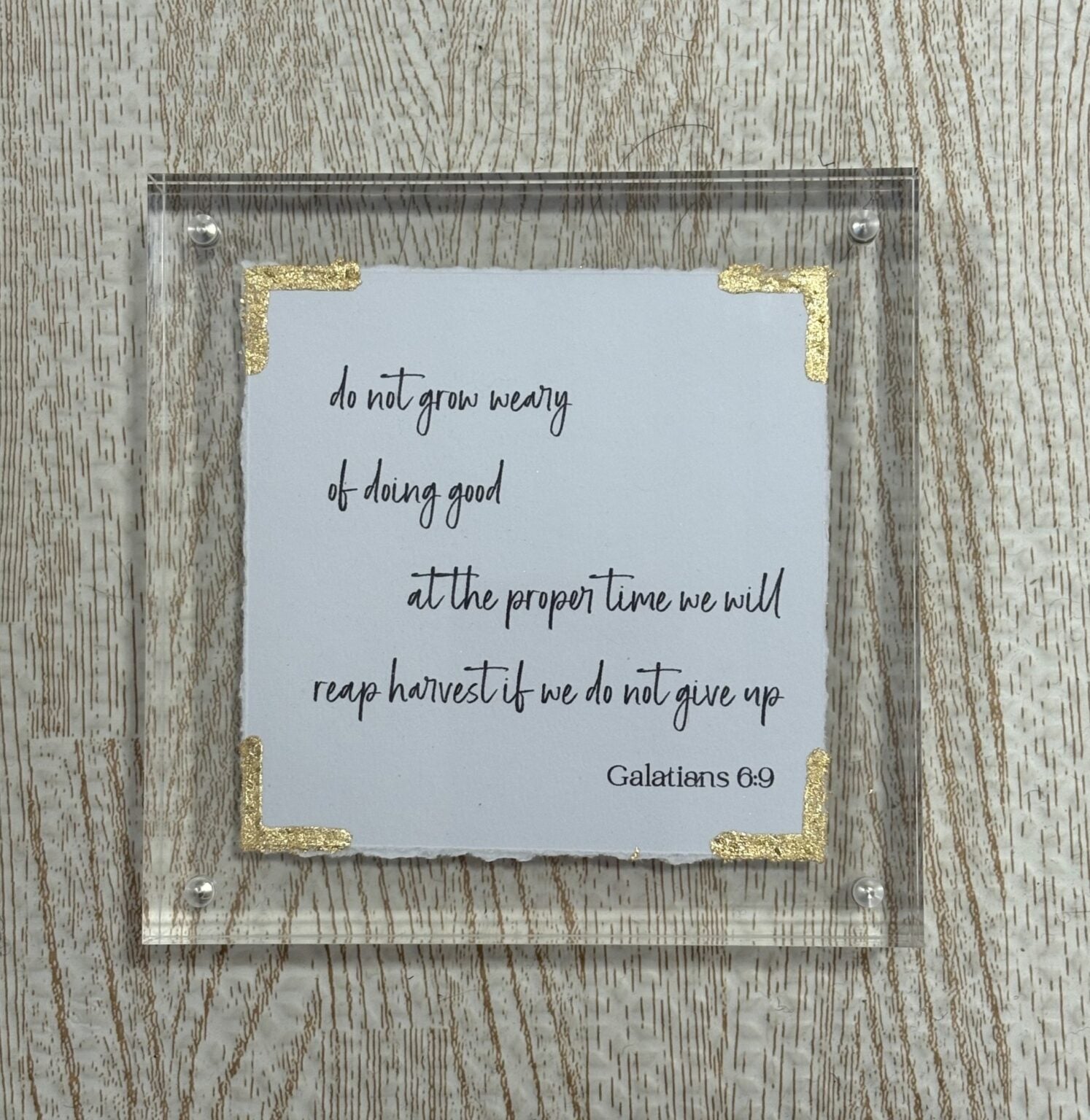 5x5 Do Not Grow Weary | Gal. 6:9