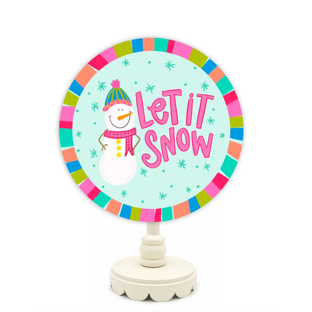 Let it Snow Topper