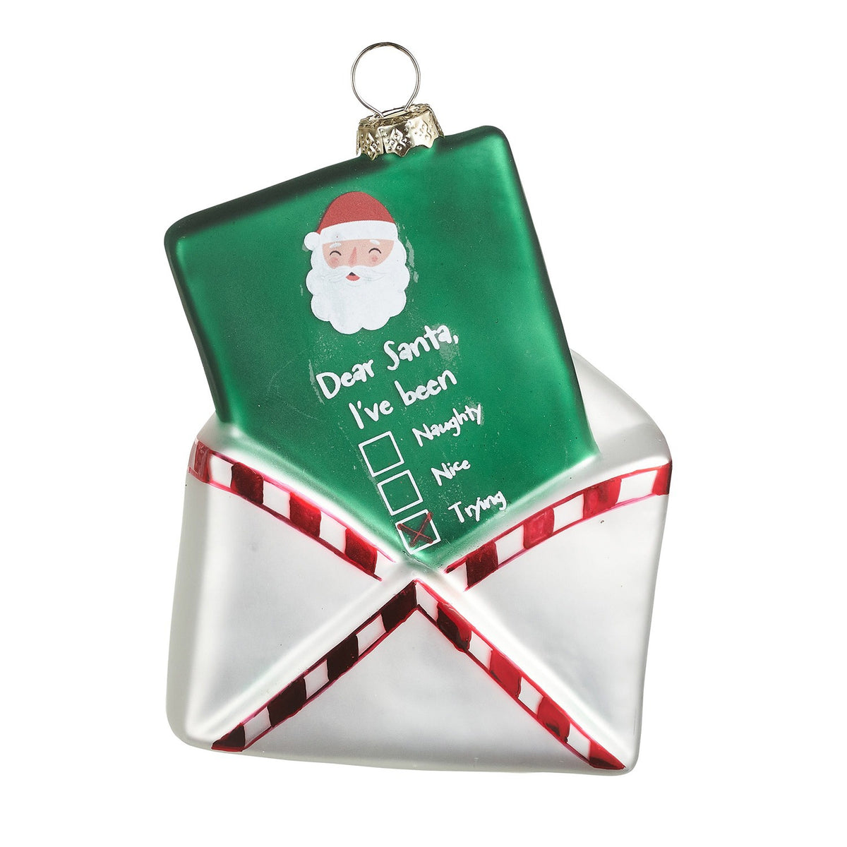 Dear Santa Letter Ornament