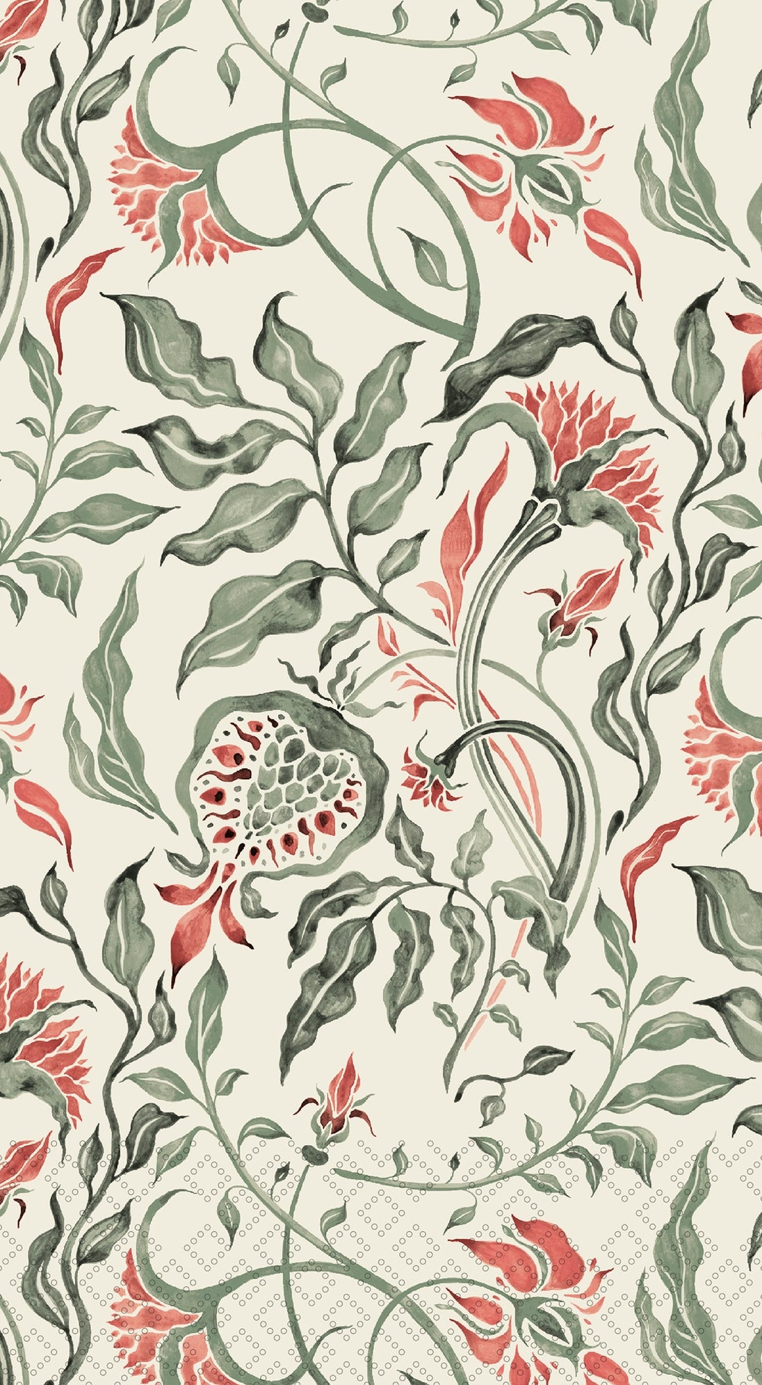 Royal Pattern Olive Paper Napkins