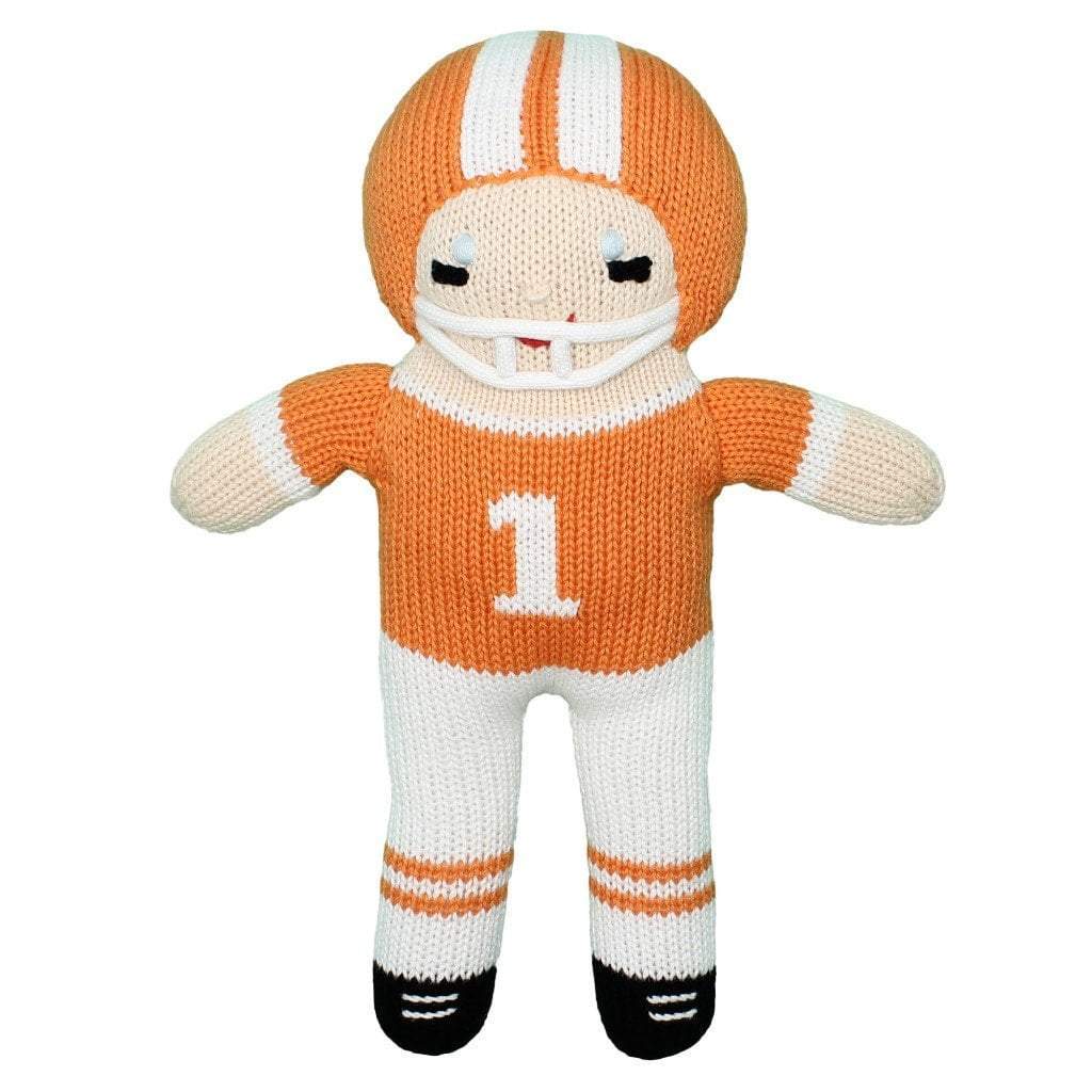 Small Football Player - Orange/White