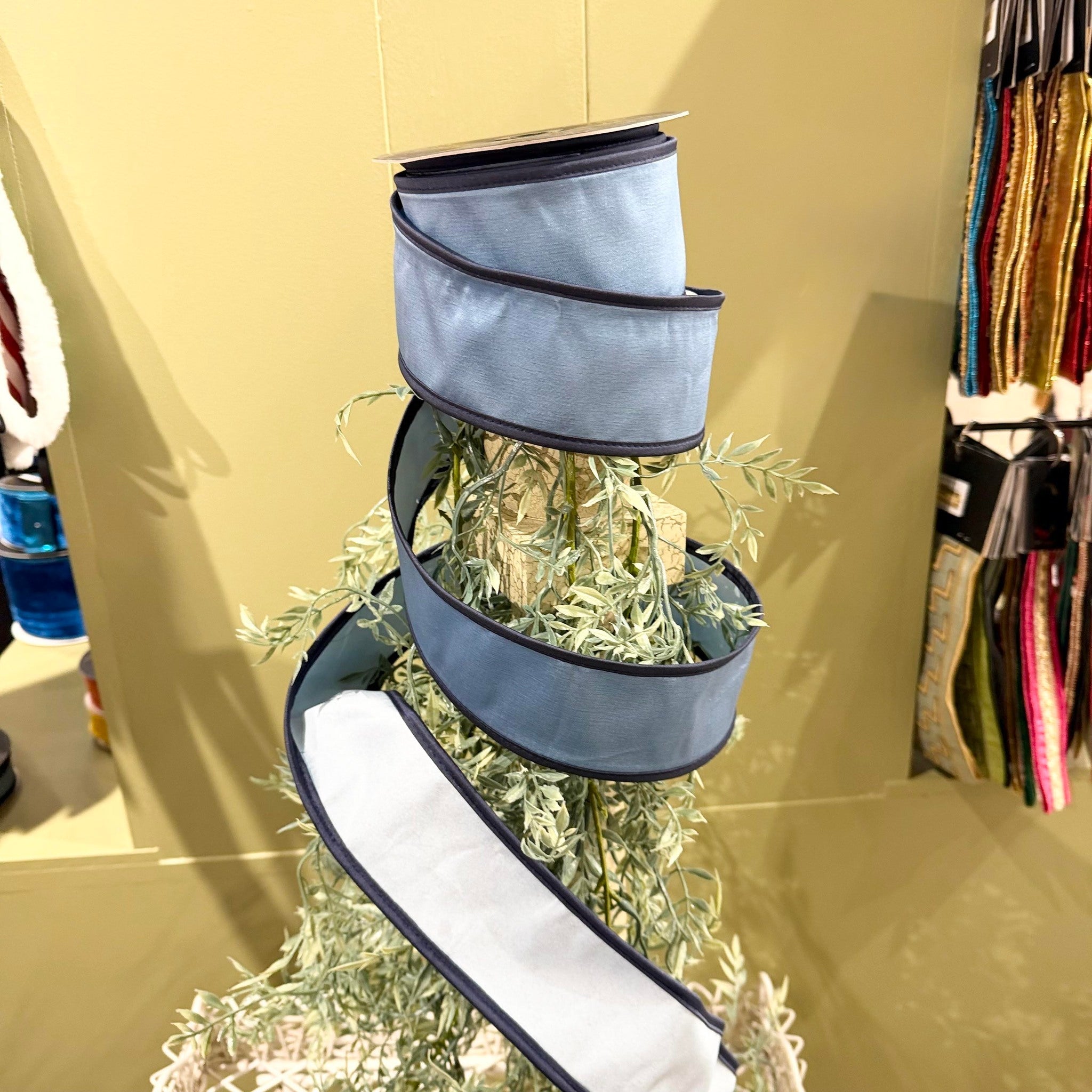 Taffeta DBL Tafetta Piping Blue/Royal Ribbon