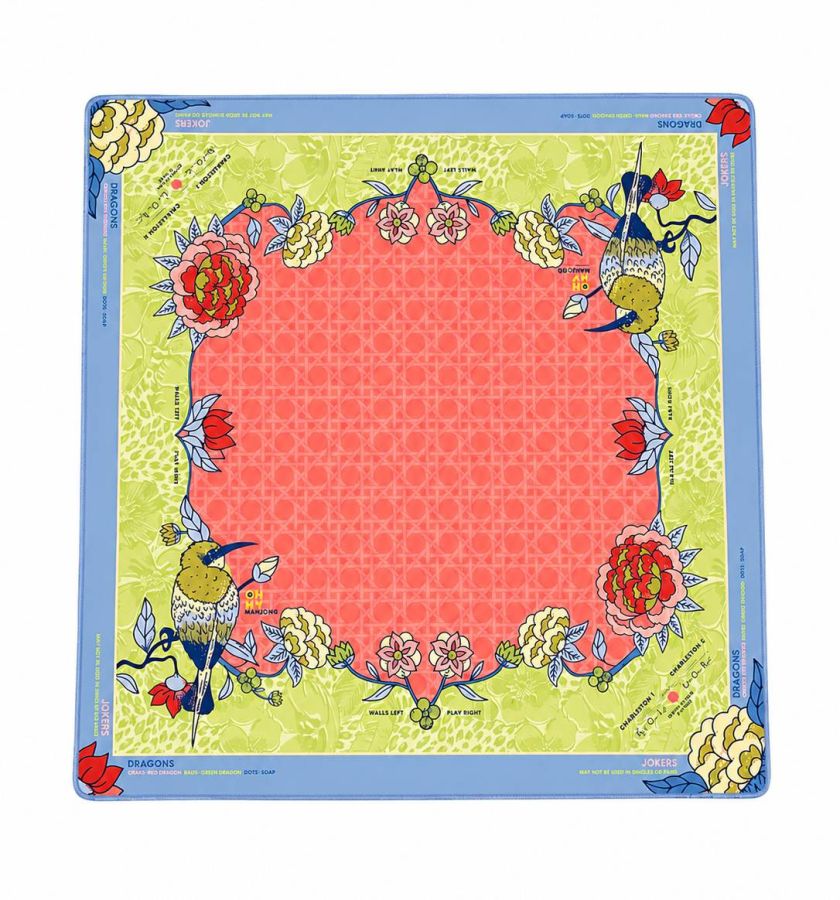 Larkspur Mahjong Mat in Tube