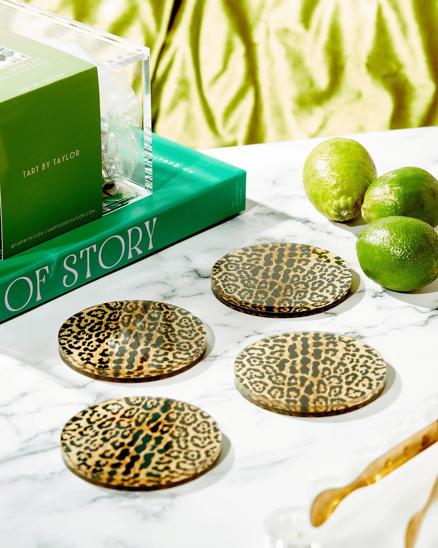 Leopard Print Coaster | Set of 4