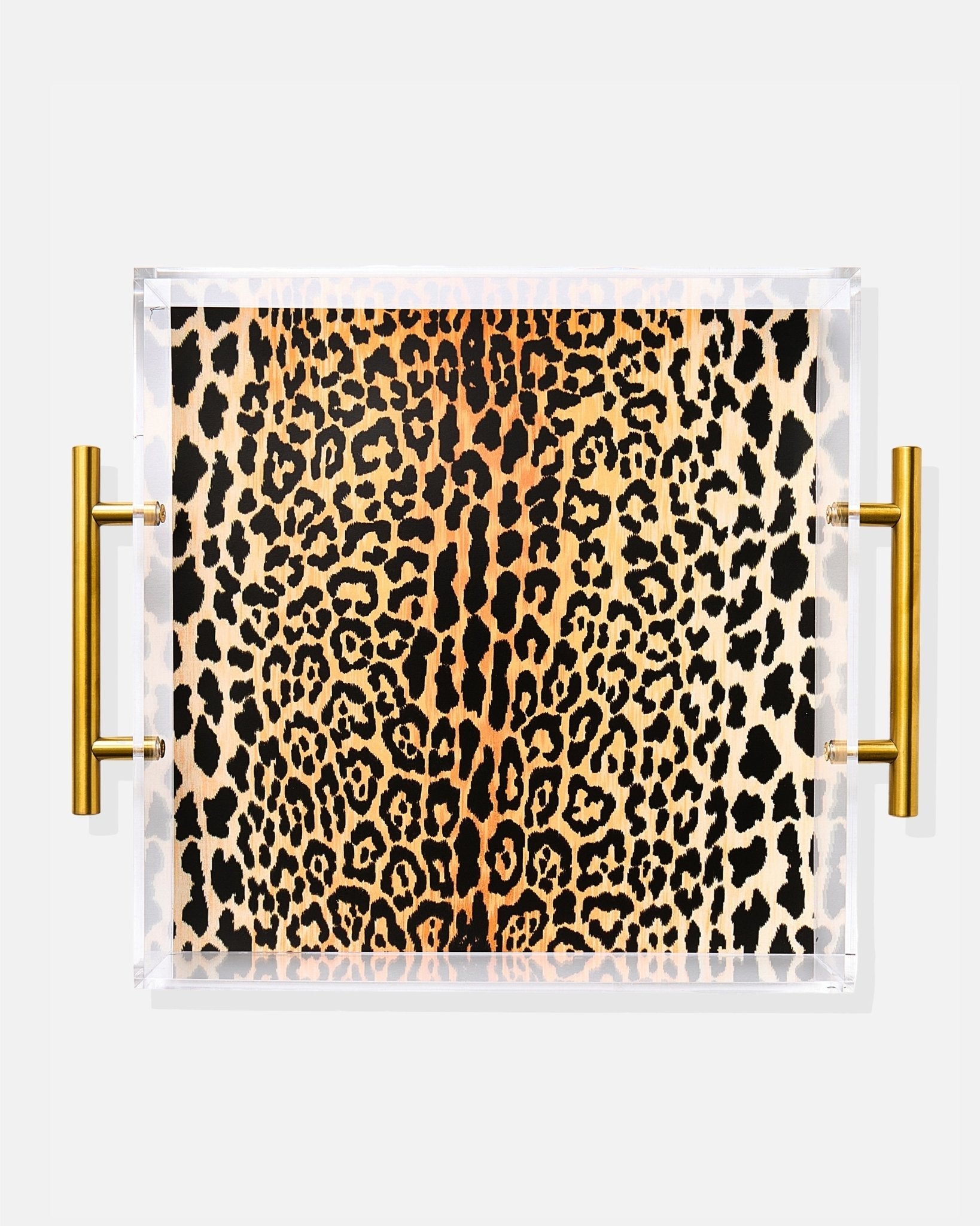 Leopard Print Large Tray