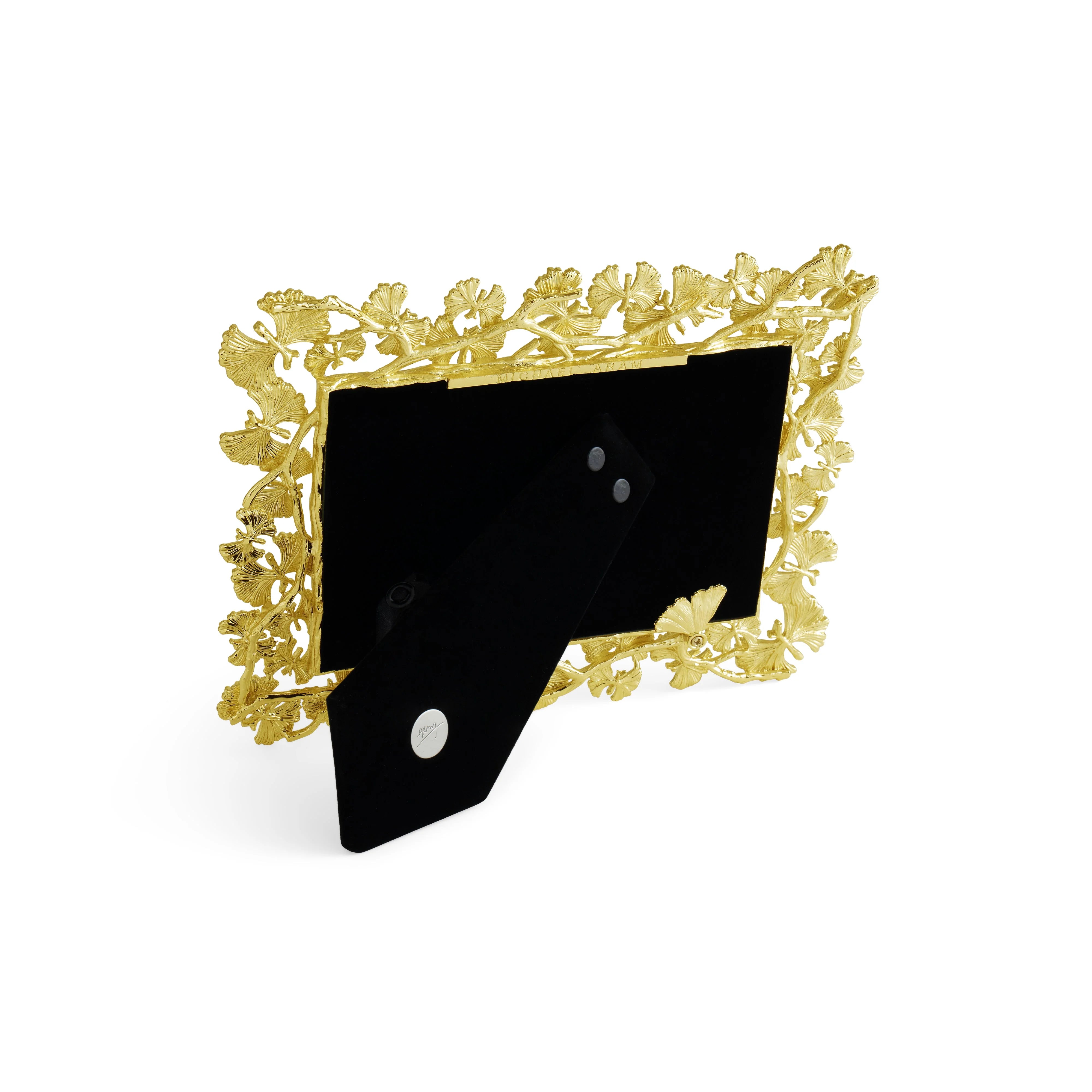 Butterfly Ginkgo Gold Sculpted Frame 4x6