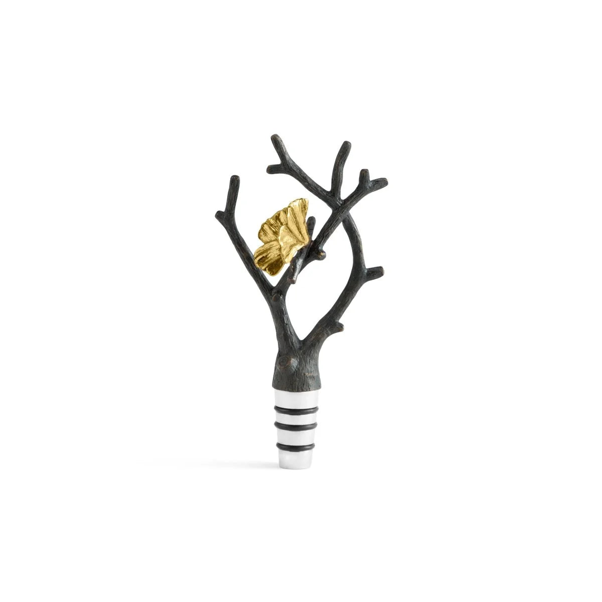 Butterfly Ginkgo Wine Stopper