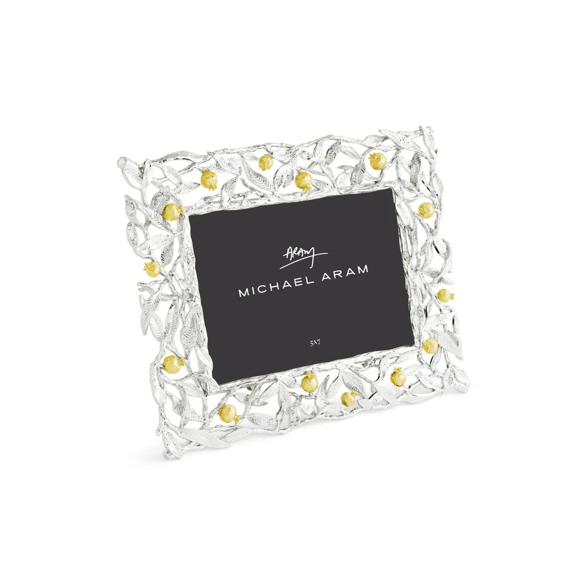 Pomegranate Silver & Gold 5x7 Frame