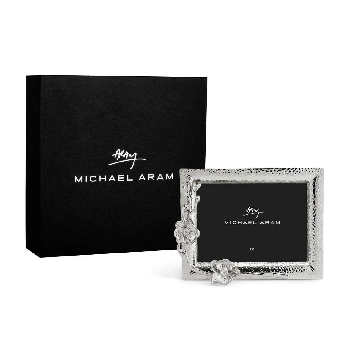 White Orchid 4x6 Photo Frame