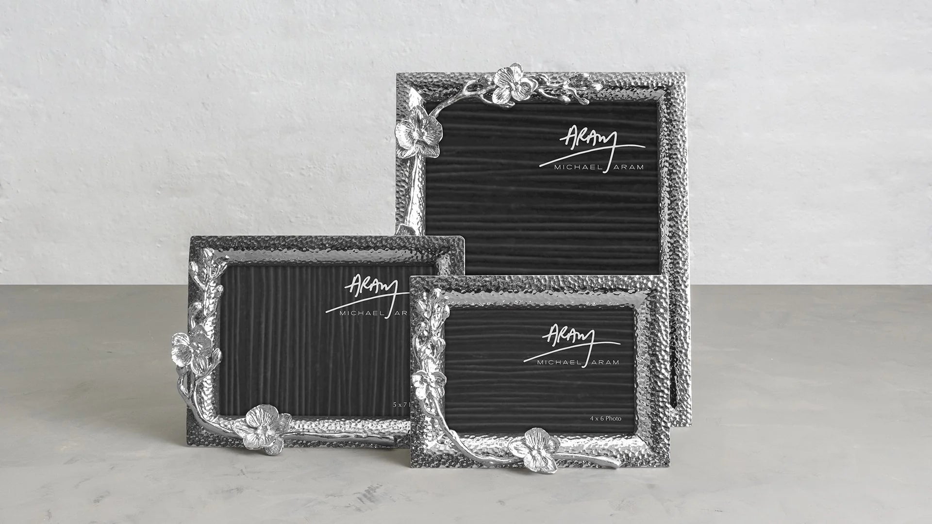 White Orchid Frame - Easel