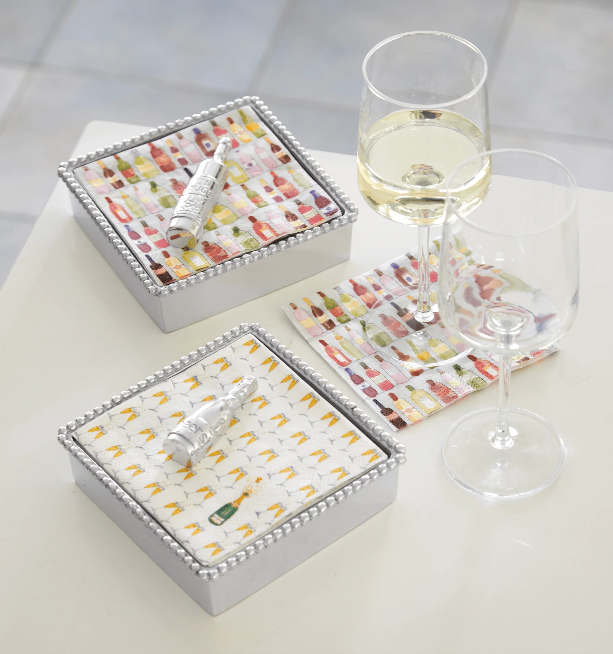 Champagne Bottle Napkin Weight