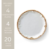 Seagrass Plates - Set of 4 plates