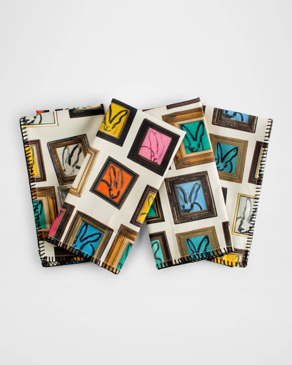 Wonderwall Linen Dinner Napkins, 22 x 22