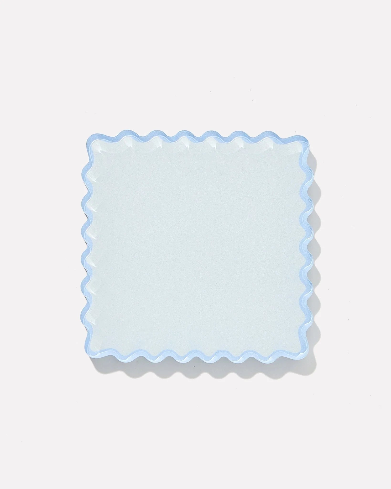South Carolina Acrylic Coaster - Ivory and Denim