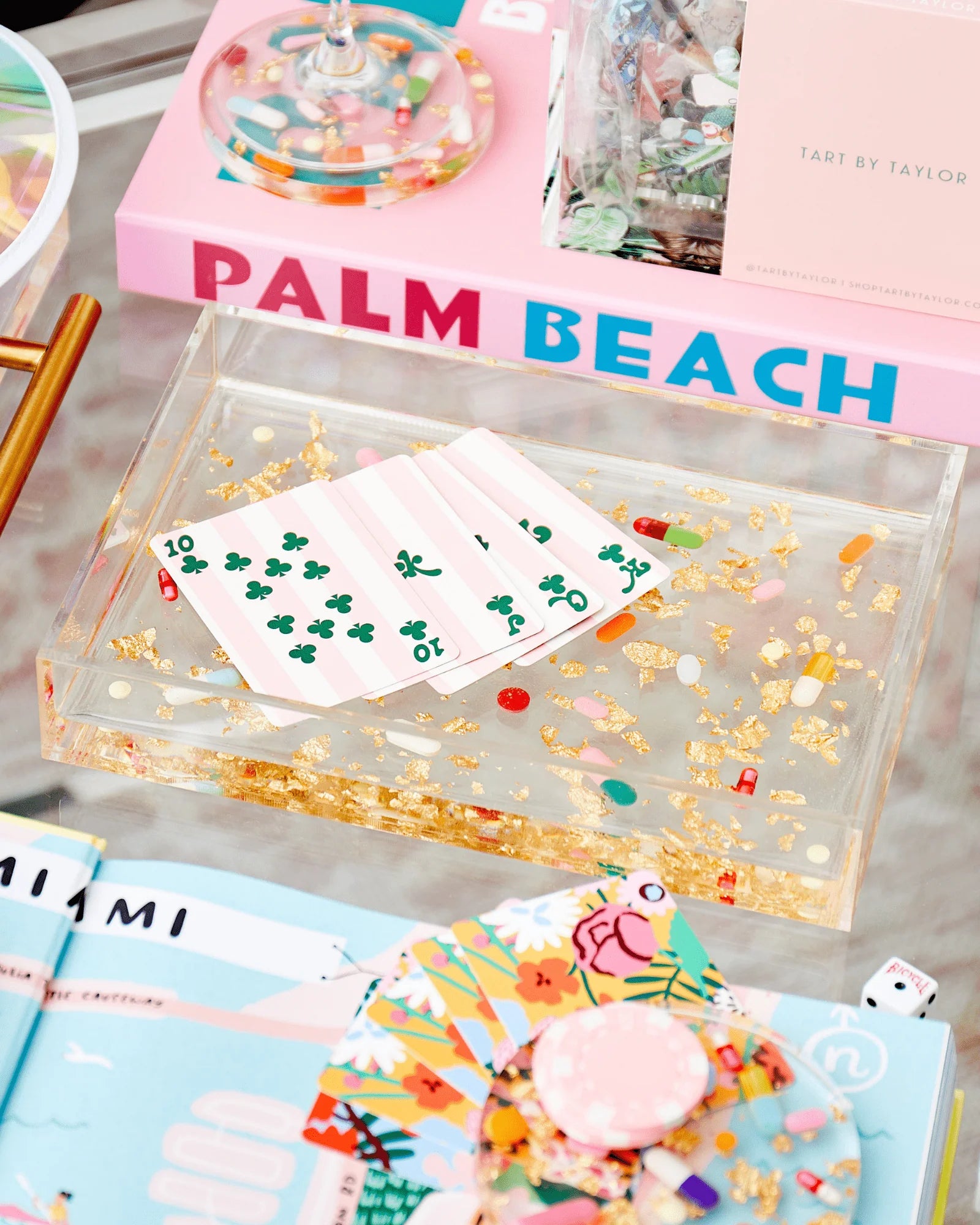 Pills + Gold Small Tray
