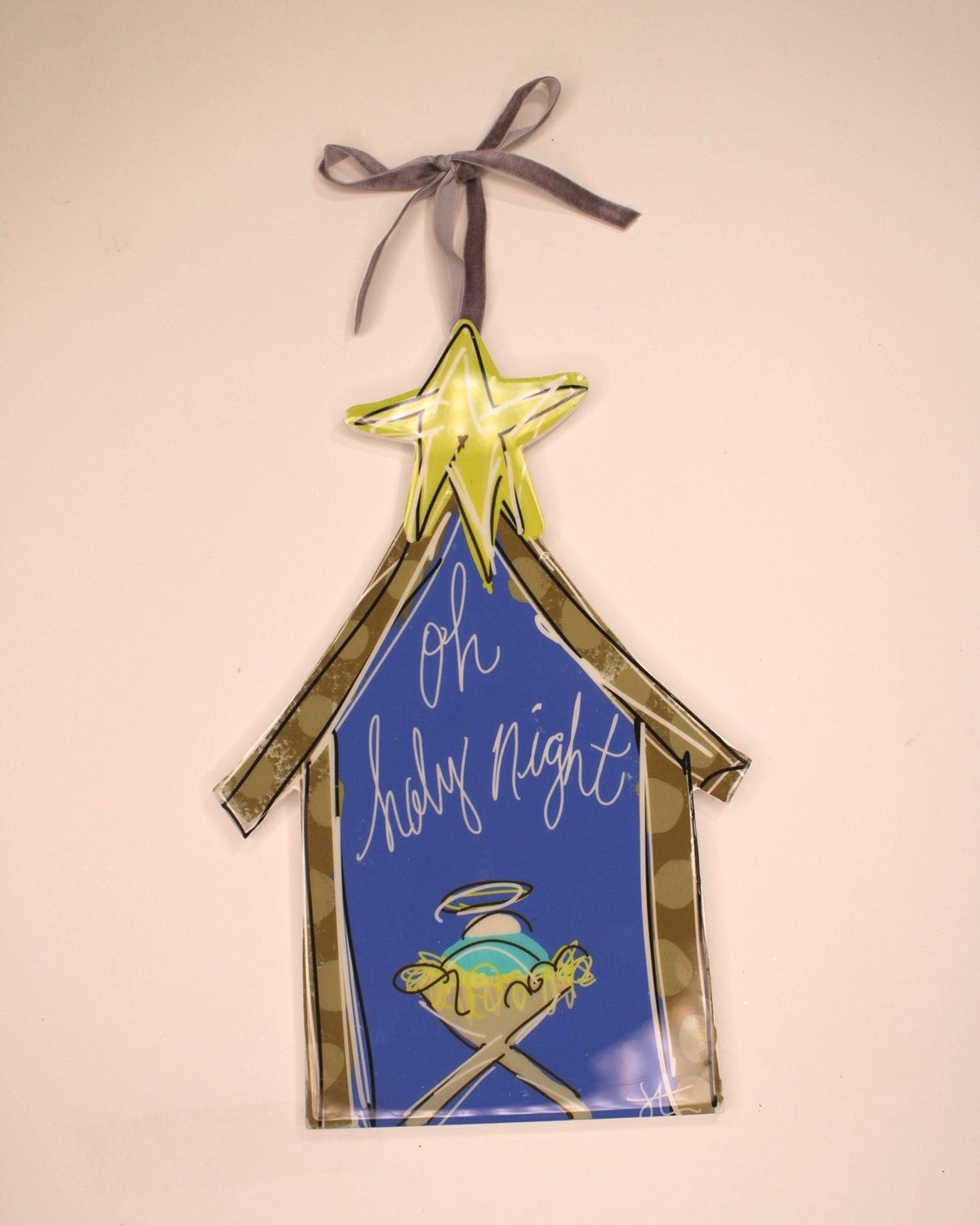 Manger - Oh, Holy Night - Cutout Acrylic Ornament