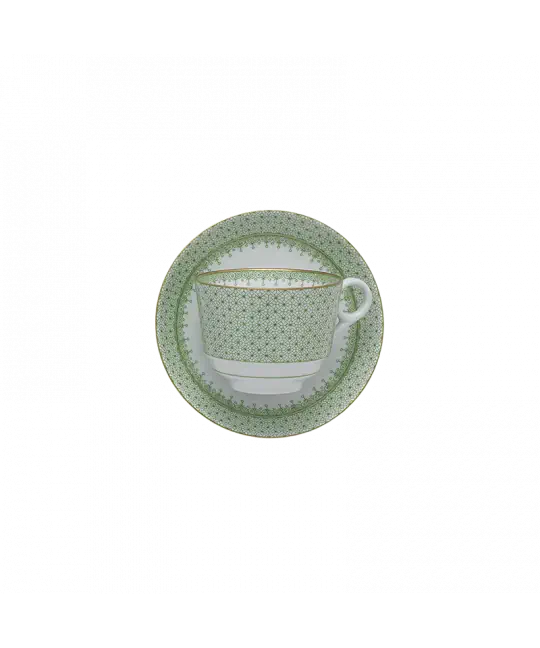 Apple Lace Tea Cup and Saucer