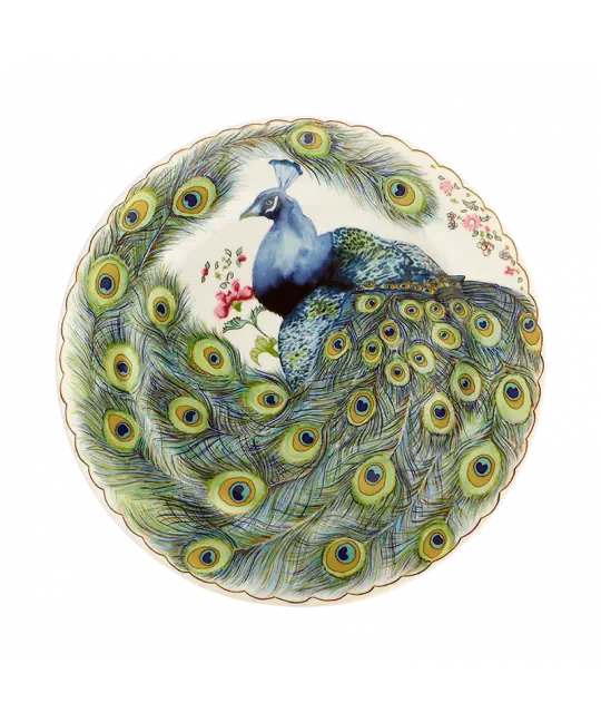 Peacock Dessert Plate
