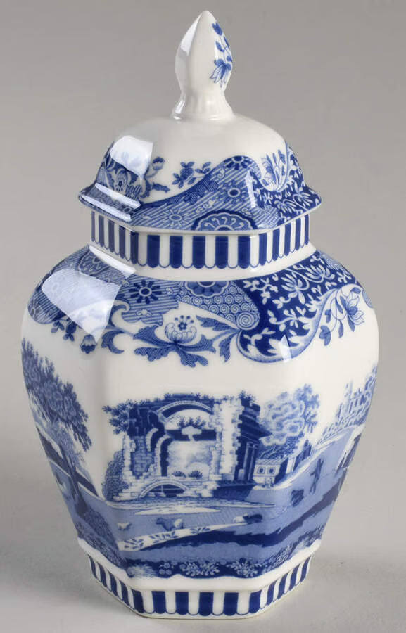 Blue Italian Mini Vase