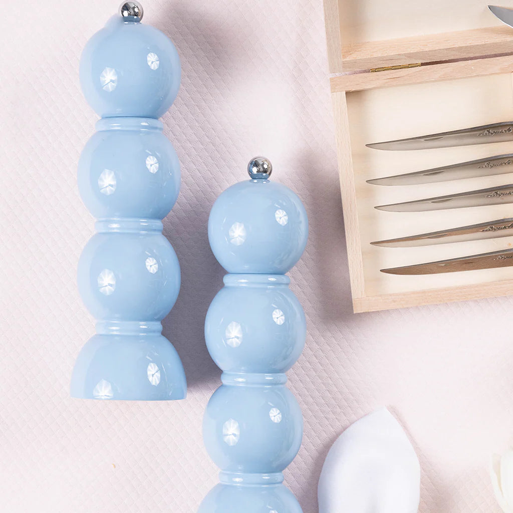 Periwinkle Bobbin Salt or Pepper Mill