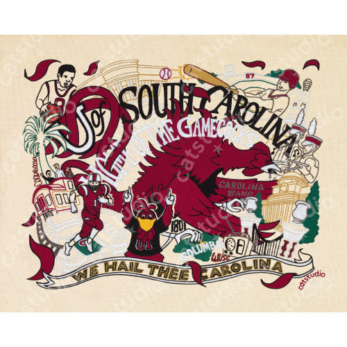 8x10 University of South Carolina Art Print