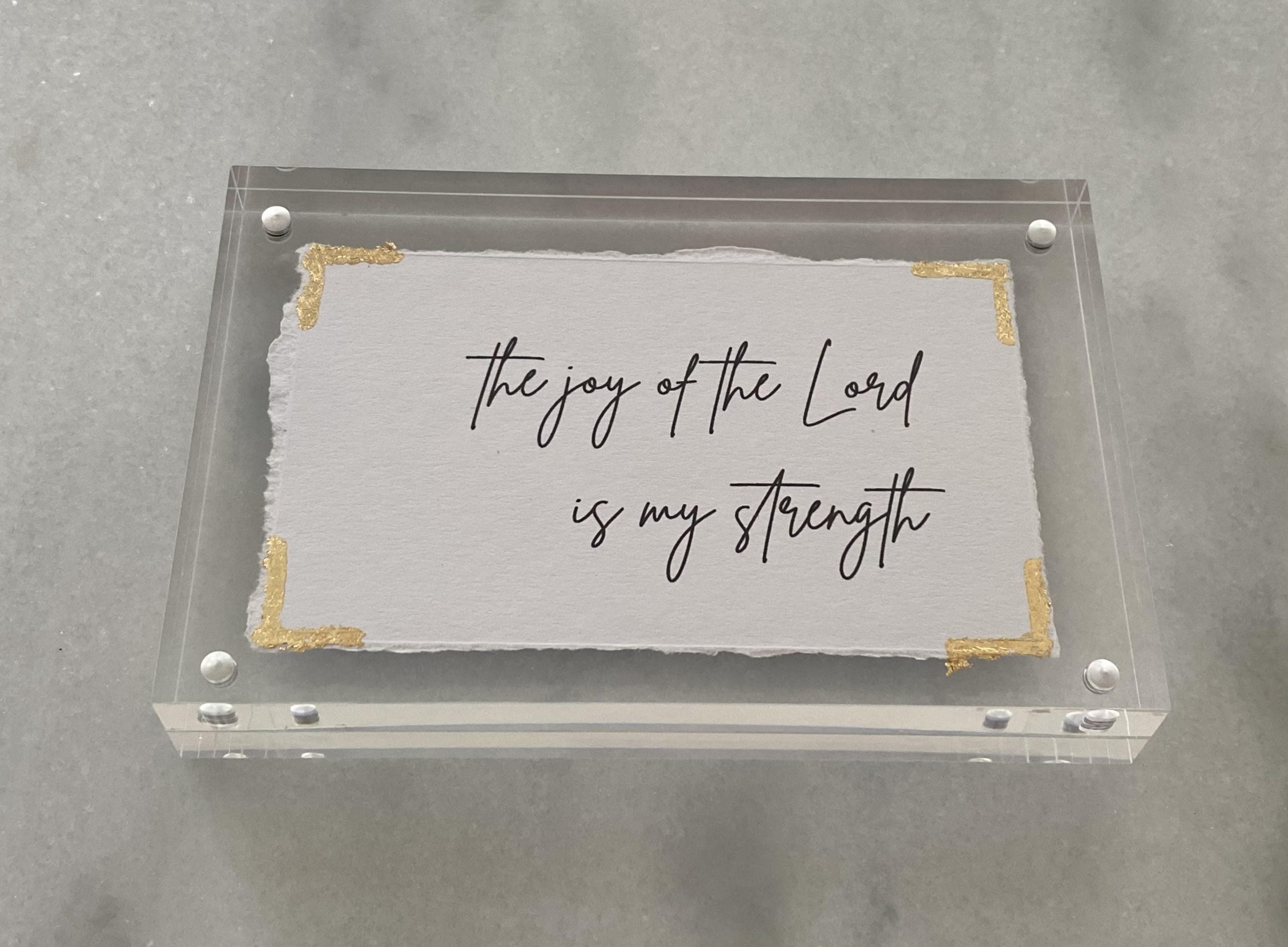 4x6 Joy of the Lord