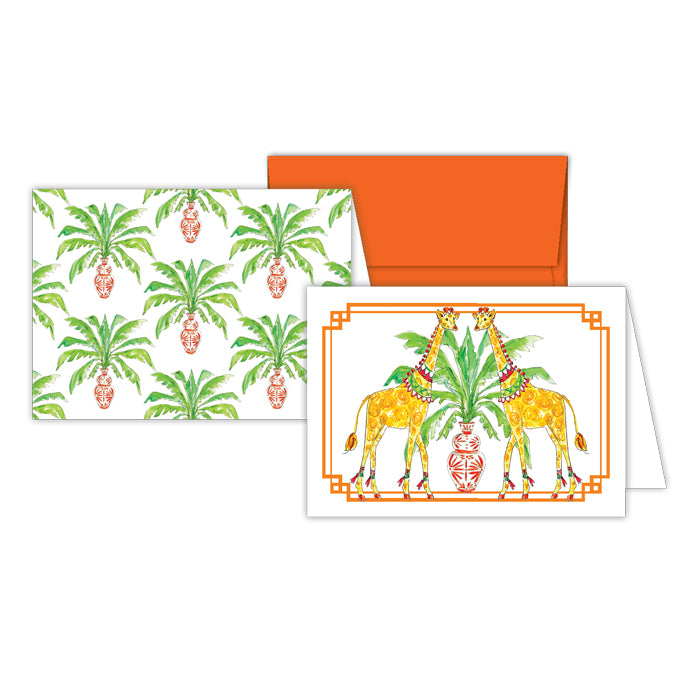 Animal Duo Giraffe Stationery Notes