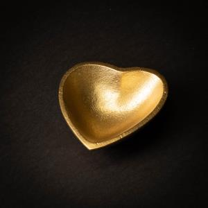 Gold Heart Bowl