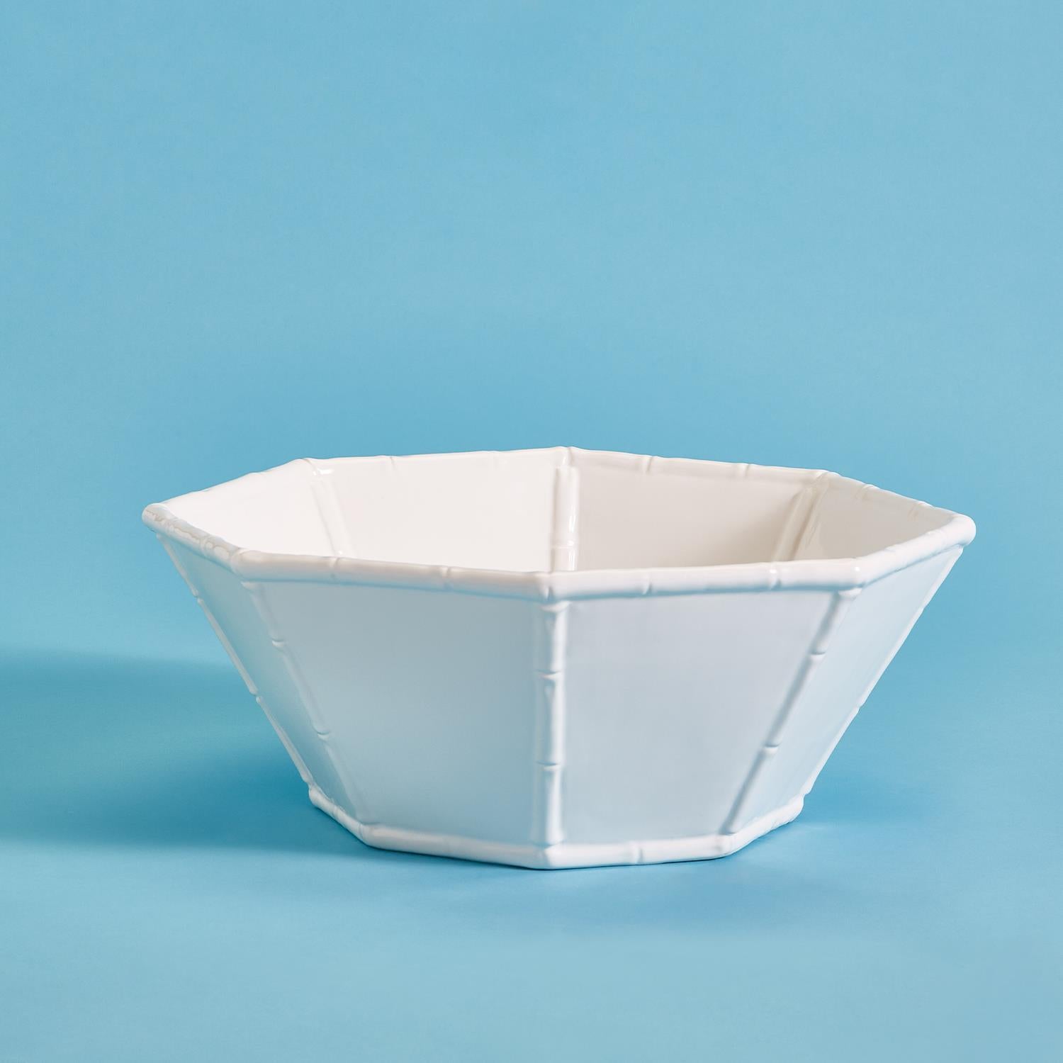 Hampton Faux Bamboo Serving Bowl