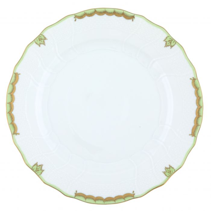 DINNER PLATE - GREEN PRINCESS VICTORIA