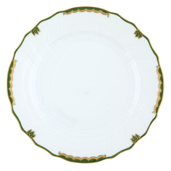 Dinner Plate - Princess Victoria Dark Green