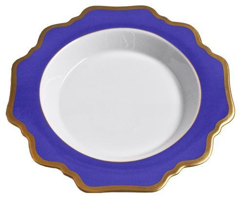 Indigo Blue Rim Soup Plate