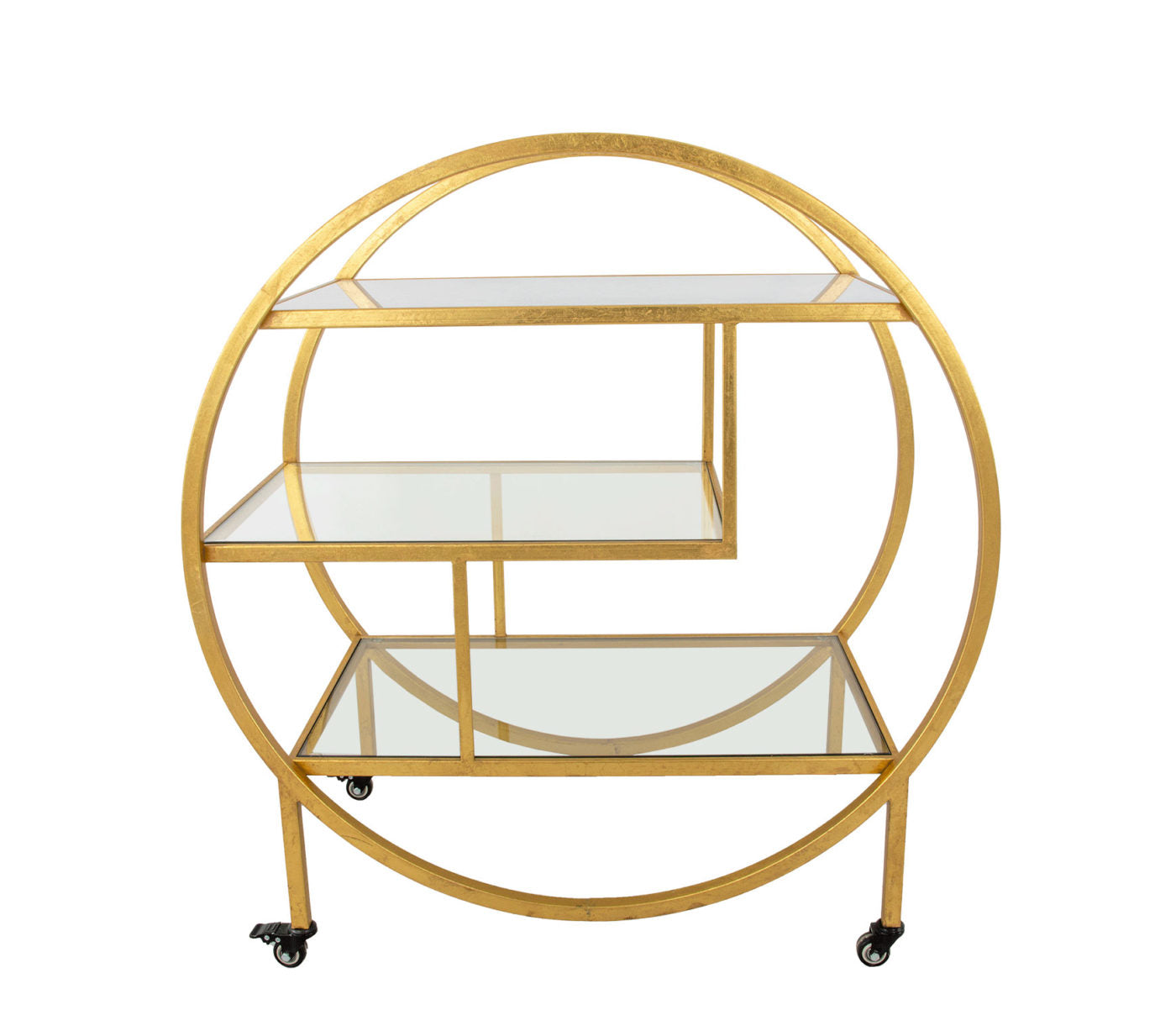 Gold Serving Cart - Gold