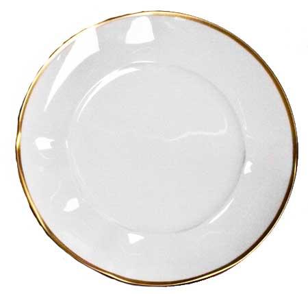 Simply Elegant Gold Salad Plate