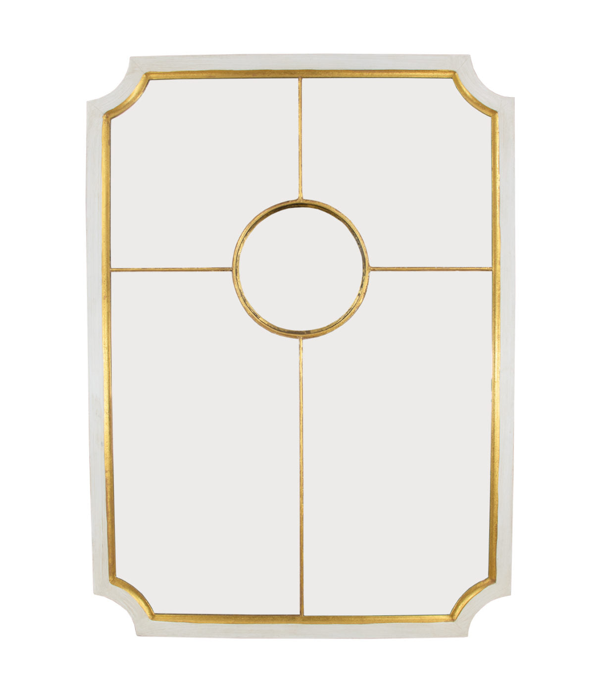 White and Gold Mirror