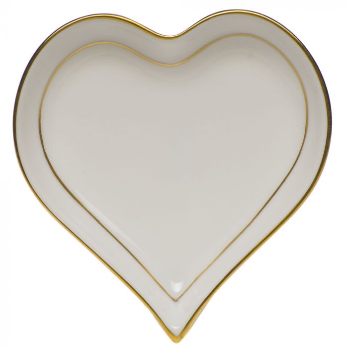 Small Heart Tray - Gold
