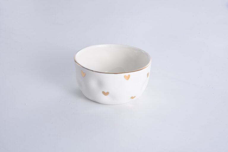 Snack Bowl | Gold Hearts