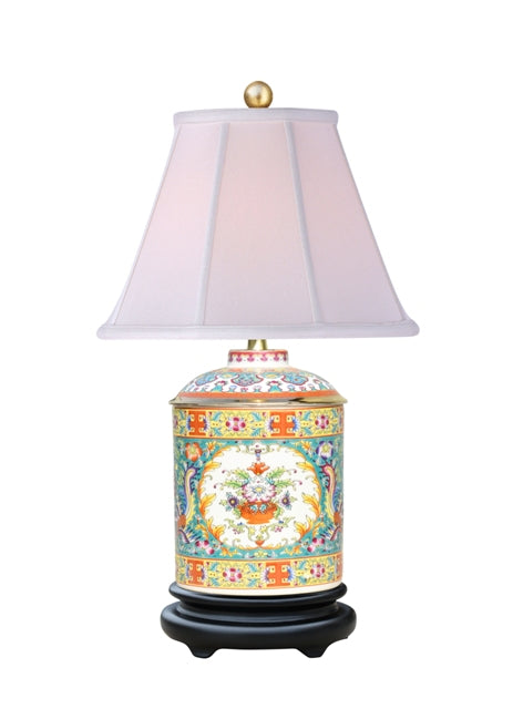 Gold Famille Jar Lamp