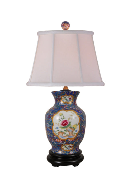 Faux Cloisonne Lamp