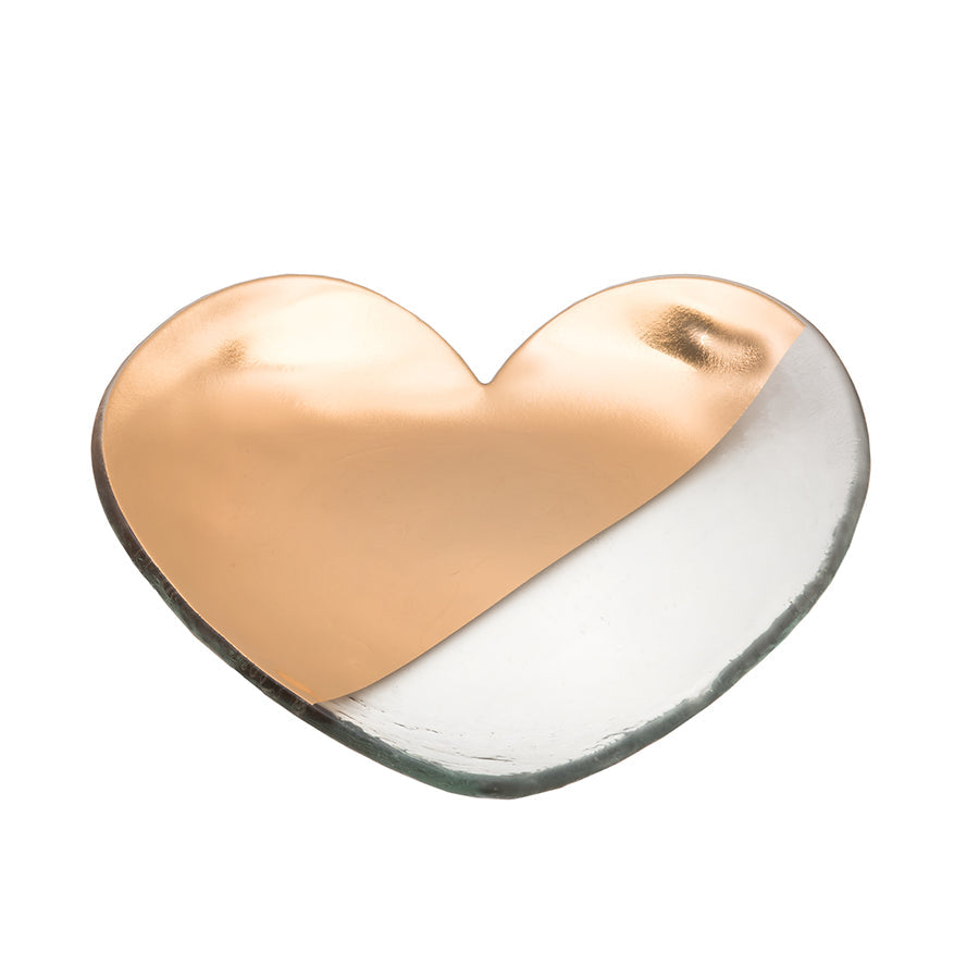 Mod Heart Plate - Gold
