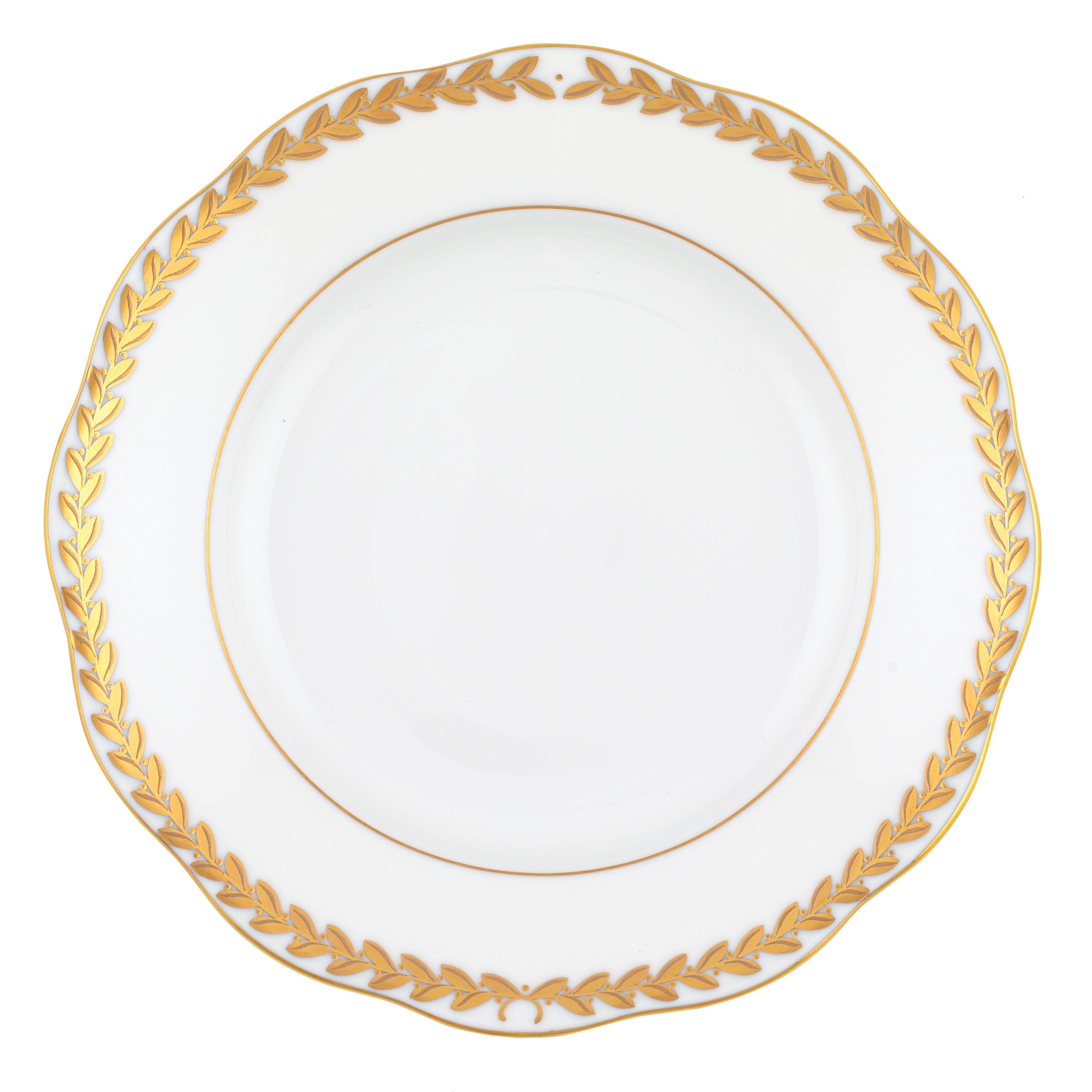 SALAD PLATE - GOLDEN LAUREL