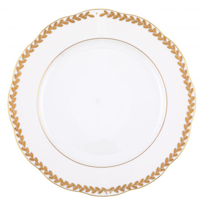 SERVICE PLATE - GOLDEN LAUREL