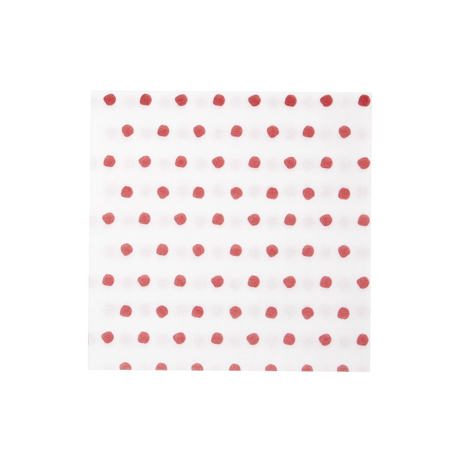 Papersoft Napkins Dot Red Dinner Napkins (Pack of 20)