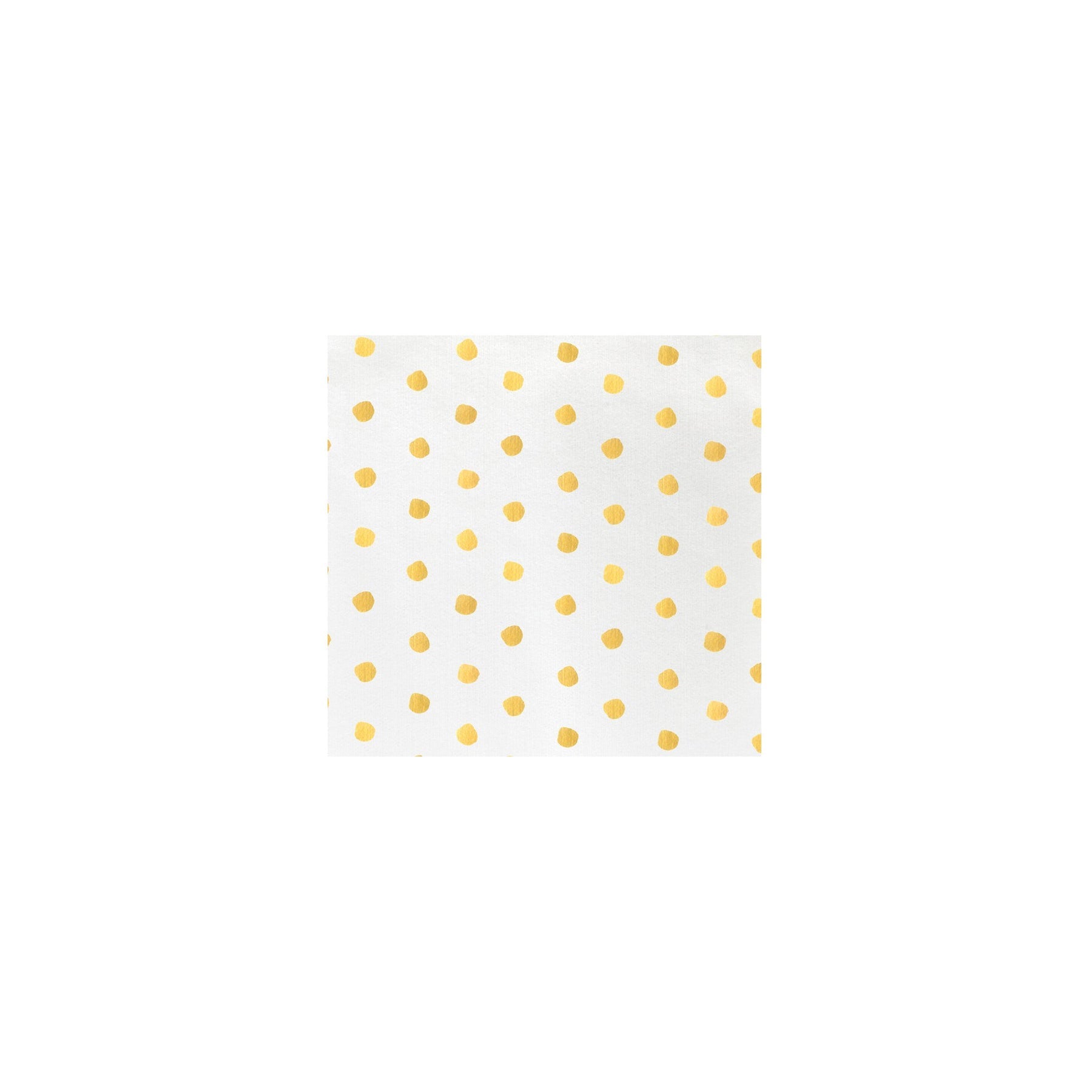 Papersoft Napkins Dot Yellow Cocktail Napkins (Pack of 20)